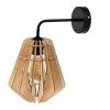 55516 led nastenne svitidlo 1x e27 loft edison drevene