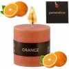 Vonná svíčka s vůní pomeranče