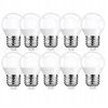 Sada 10x LED žárovka E27 8W 700lm 4000k g45 - neutrální bílá