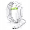 1m usb-c - usb-c 20W síťový kabel bílý pro nabíjení a přenos dat