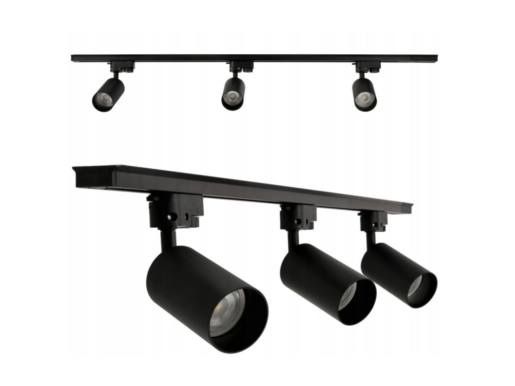 51790 led lista 1m se 3 bodovymi svetly gu10