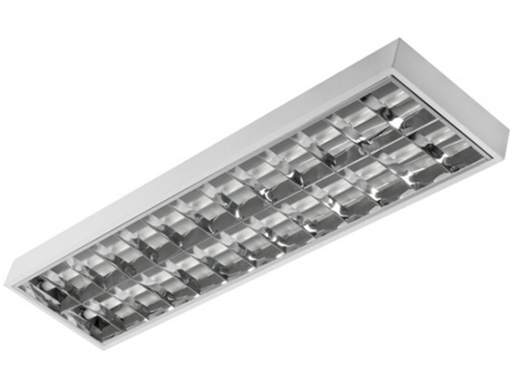 Svietidlo pre LED trubice BRGVOLT0002 - prisadené - 2x36W - 30x120 -  jednostranné napájanie - Berge.sk