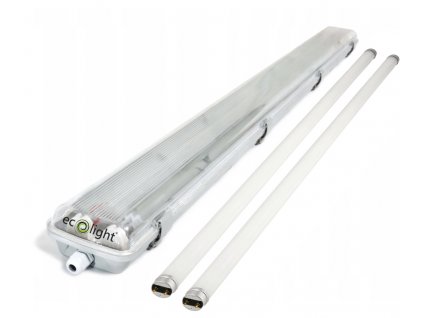 Svietidlo + 2x LED trubica - G13 - 120cm - 18W - 1800lm neutrálna biela - SADA