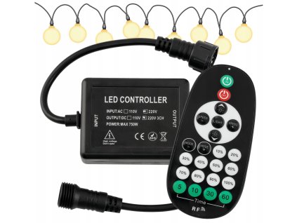 44122 44122 dalkovy ovladac garland stmivac cerny 750w berge zwis