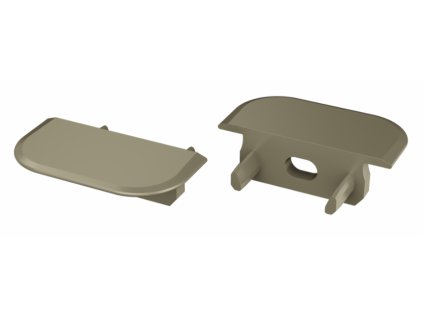 47062 47062 krytka pro profil led lumines z inox s otvorem