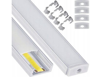 48772 48772 led eloxovany hlinikovy profil povrchovy 2m sada