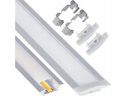 48787 48787 led eloxovany hlinikovy profil zapusteny 1m sada