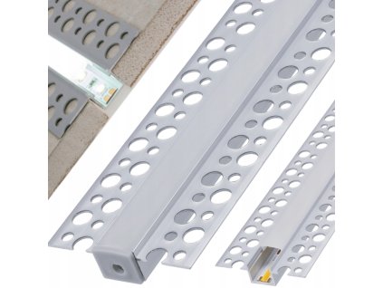 48826 48826 led hlinikovy profil zapusteny 2m sada