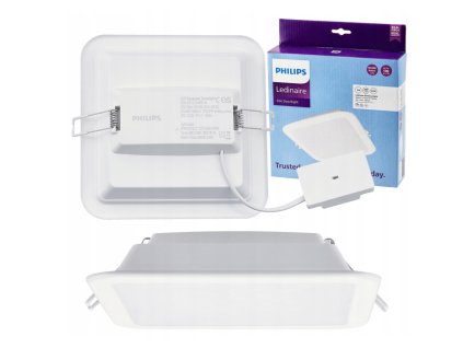 47533 47533 led panel zapusteny ctvercovy philips 12w 1200lm 4000k bila