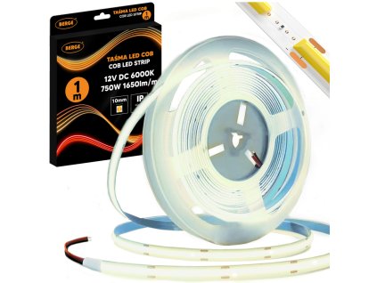 49144 49144 led pasek cob neon 12v 528d 15w m ip20 1650lm 1m studena barva
