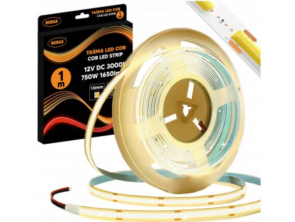 49162 49162 led pasek cob neon 12v 528d 15w m ip20 1650lm 1m tepla barva