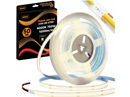 49153 49153 led pasek cob neon 12v 528d 15w m ip20 1650lm 50m neutralni barva