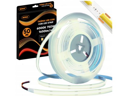 49147 49147 led pasek cob neon 12v 528d 15w m ip20 1650lm 50m studena barva
