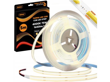 49231 49231 led pasek cob neon 12v 528d 15w m ip20 1650lm 5m neutralni barva