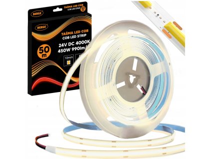 49183 49183 led pasek cob neon 24v 480d 9w m ip20 990lm 50m neutralni barva