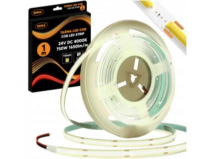 49198 49198 led pasek cob neon 24v 528d 15w m ip20 1650lm 1m neutralni barva