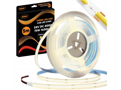 49252 49252 led pasek cob neon 24v 528d 15w m ip20 1650lm 5m neutralni barva