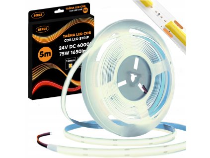 49249 49249 led pasek cob neon 24v 528d 15w m ip20 1650lm 5m studena barva