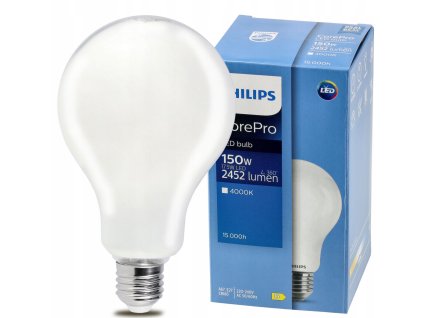 48145 48145 led zarovka philips e27 17 5w 2452lm 4000k corepro premium