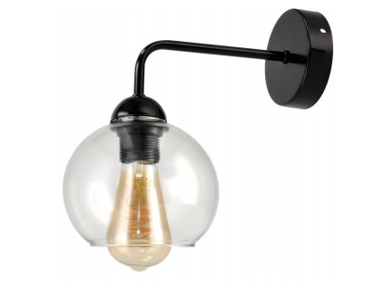 47368 47368 loft led nastenne stropni svitidlo 1x e27 pruhledna sklenena koule