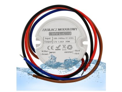 48907 48907 led zdroj pro box ip67 12v 20w 1 66a
