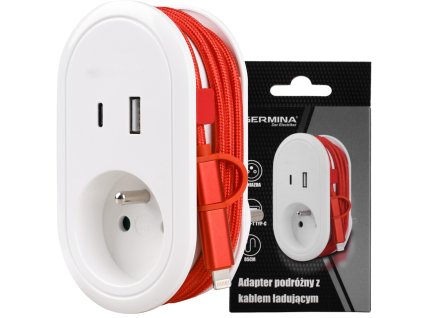 48445 nastenna nabijecka pro telefon s nabijecim kabelem