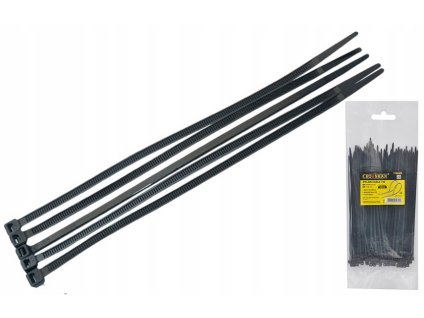 49897 nylonova stahovaci paska 3 6x200mm cerna 100ks