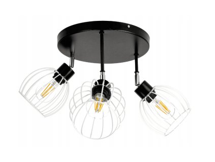 35148 35148 kulate stropni svitidlo 3xe27 drucian white ball