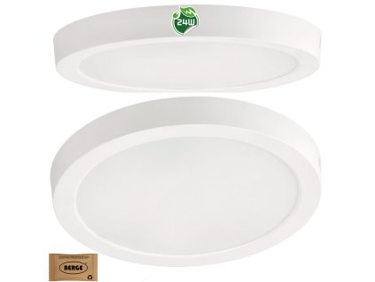 40794 40794 kulaty led panel prisazeny bily 24w pc neutralni bila