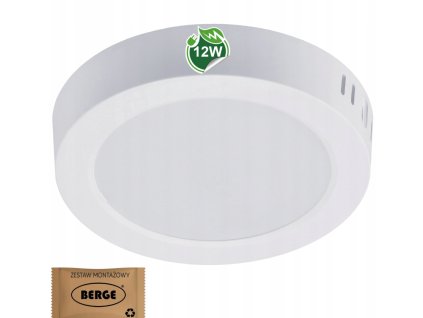 49270 prisazeny kulaty led panel 12w 1320lm neutralni barva