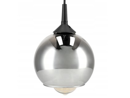 52039 sklenena led stropni lampa nastavitelna 3xe27 kourova koule