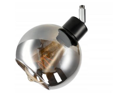 52042 sklenena led stropni lampa nastavitelna 3xe27 kourova koule