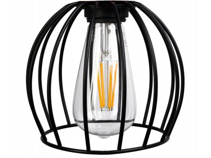 45016 stinidlo lustrove lampy wire ball cerna