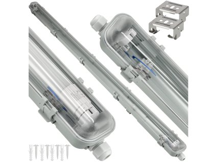 11896 svitidlo pro led trubice brgtru080 t8 1 x 150cm 230v ip65 ver2