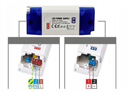 51193 zdroj pro led nabytek 24v 12w 0 5a ip20