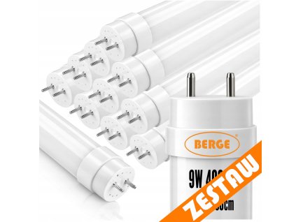 10x LED trubice 9W 900lm 60cm 4000K G13 T8 neutrálna farba