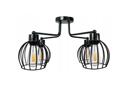 Závesná lampa DRON 4xE27 - DRÔT