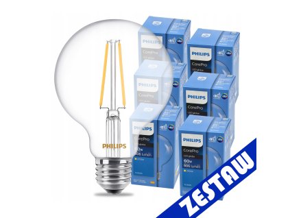 SADA 6 LED žiaroviek E27 G93 7W WW 806lm CorePro 2700K