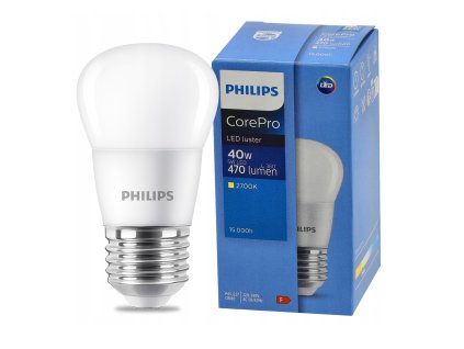LED žiarovka E27 P45 5W WW 470lm CorePro 2700K
