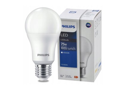 LED žiarovka E27 PHILIPS 10W 1055lm Neutrálna farba 4000K LED žiarovka A60