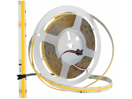 LED páska digitální COB 24V 5m 65W 3000K 1170lm digitální efekt tekoucí vody