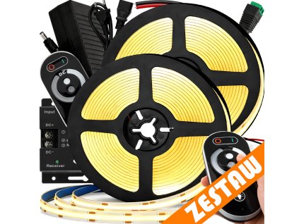 LED pásek sada 10m COB neonový 12V 320 diod 120W 8mm