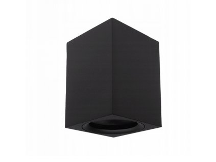 Stropní svítidlo GU10 LED, pohyblivé, výška 60x100 mm, černé