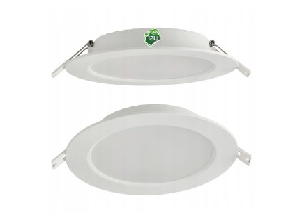 LED stropní panel zapuštěný kulatý 12W 1200lm bílý