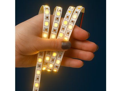 LED pásik 12V - 2835 - 9,6W - IP20 - NW - 1M