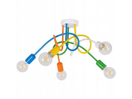 Stropné závesné svietidlo LOFT LM0003 5xE27 - farebné