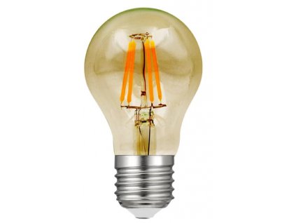 LED žiarovka AMBER - A60 - E27 - 8W