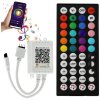 40284 ovladac rgb led pasku aplikace bluetooth music jeden vstup