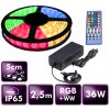 full berge led pasek rgb ww ip65 sada4