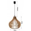 51829 3 4lampa sufitowa wiszaca drewnina alladyn